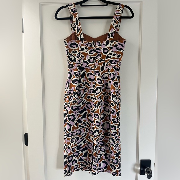 J.crew cheetah print midi dress - Picture 2 of 2